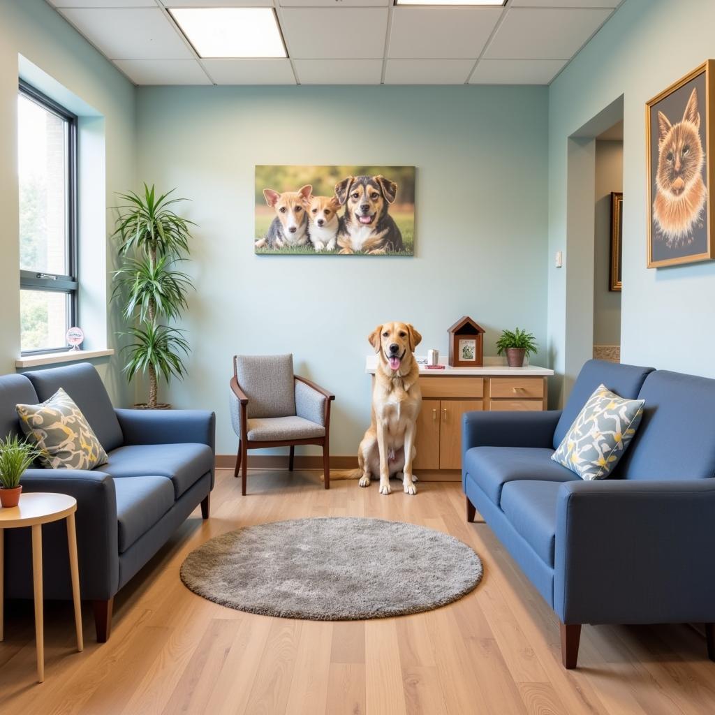 Comfortable Waiting Area at Oradell Animal Hospital