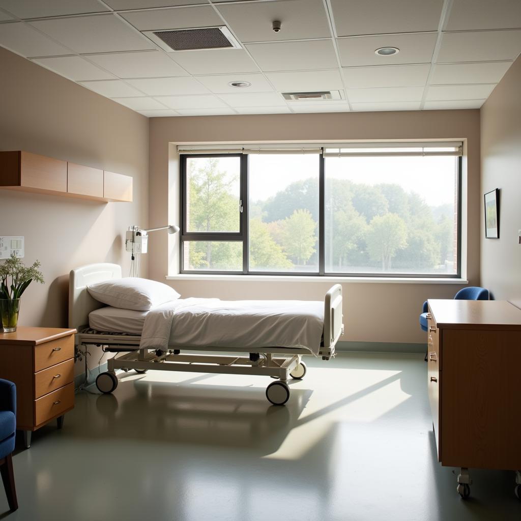 Comfortable and Modern Patient Rooms at Orchard Park Hospital