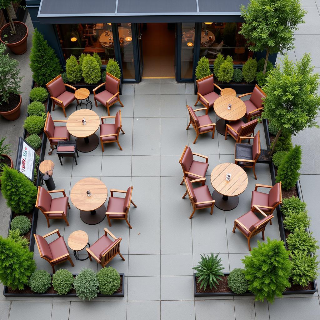 Strategic Outdoor Restaurant Furniture Layout