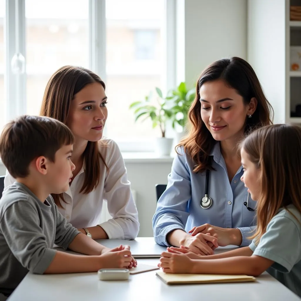 Patient Advocate Meeting with Family