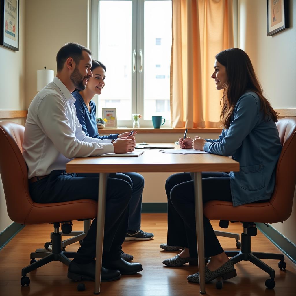 Patient Advocate Meeting with Family