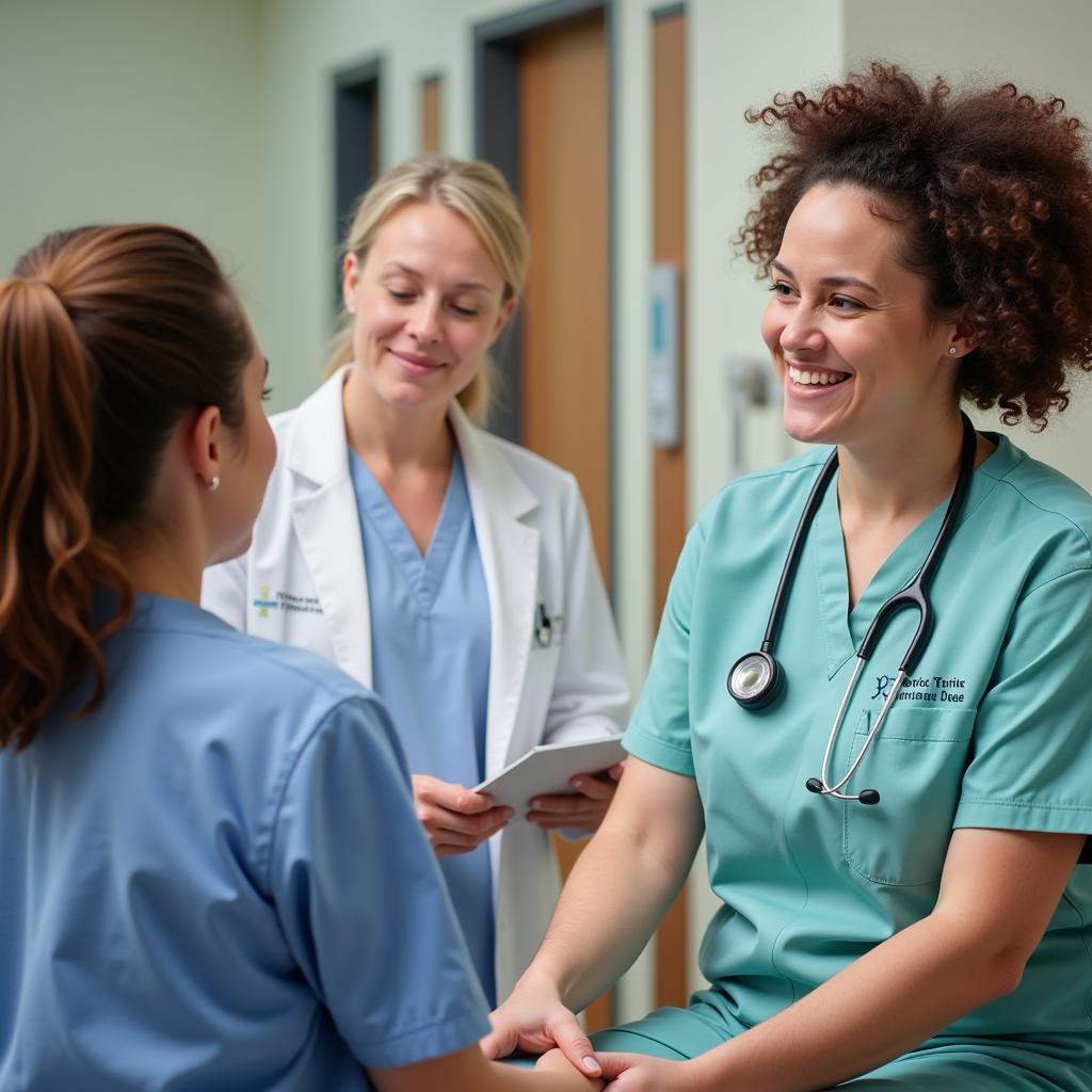 Patient receiving compassionate care at Polly Ryon Memorial Hospital