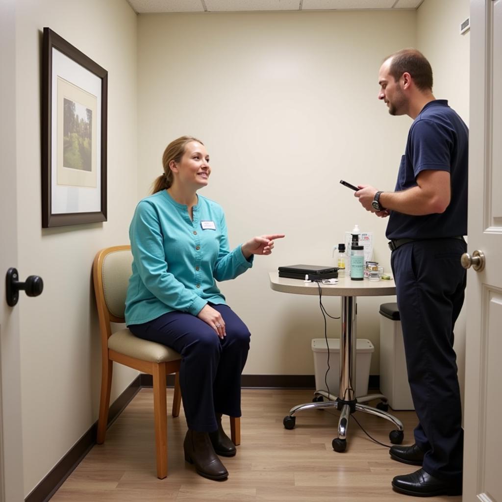 Patient Consultation at Douglas Shaw Hospital