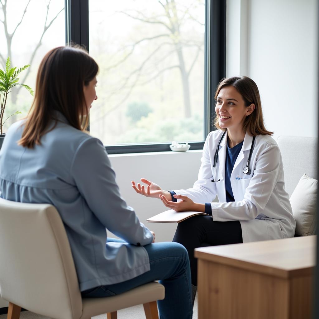 Patient consulting with a doctor in Subang Jaya