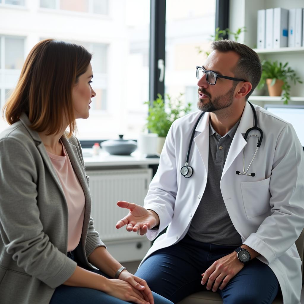 Patient and Doctor Communication: Discussing Medical Concerns in a Consultation Room