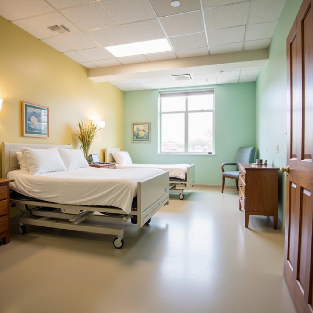 Comfortable and Modern Patient Room at Coryell County Memorial Hospital