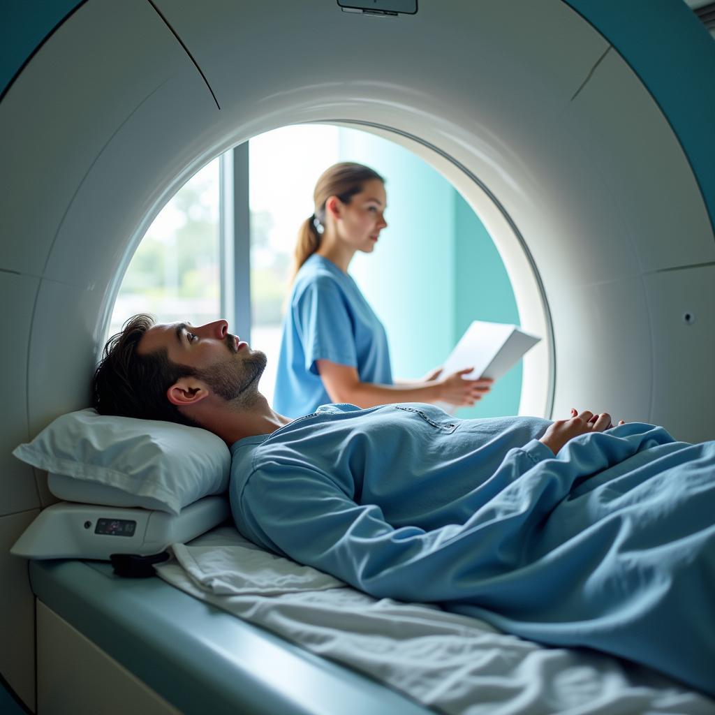 Patient Undergoing MRI Scan