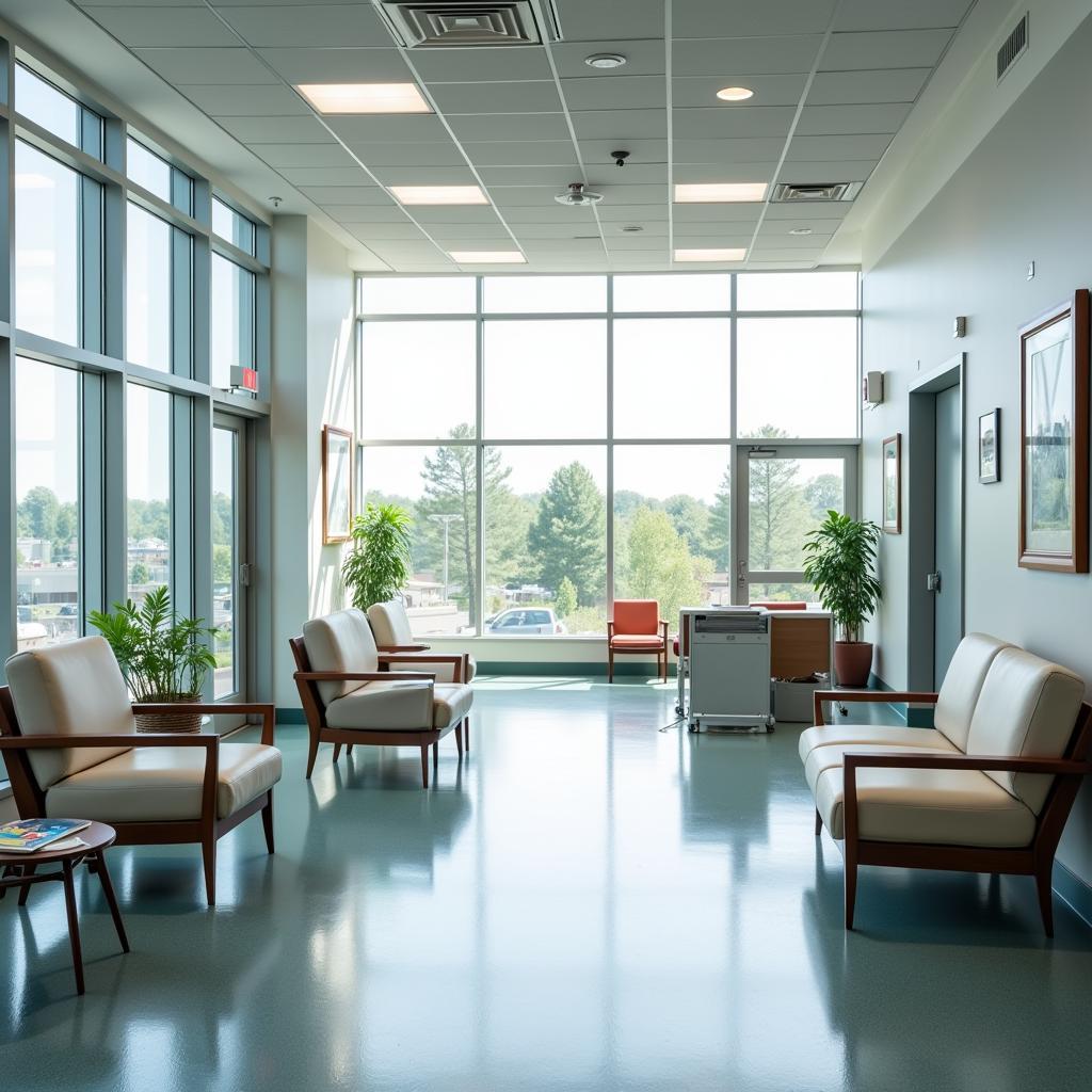 Spacious and Welcoming Waiting Area in Perry Hospital