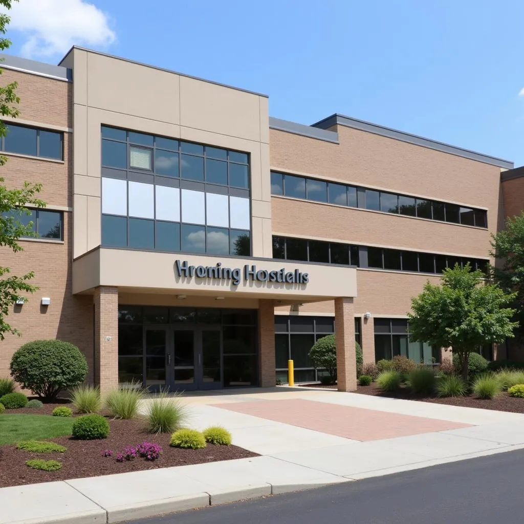 Modern Hospital Exterior in Perth Amboy