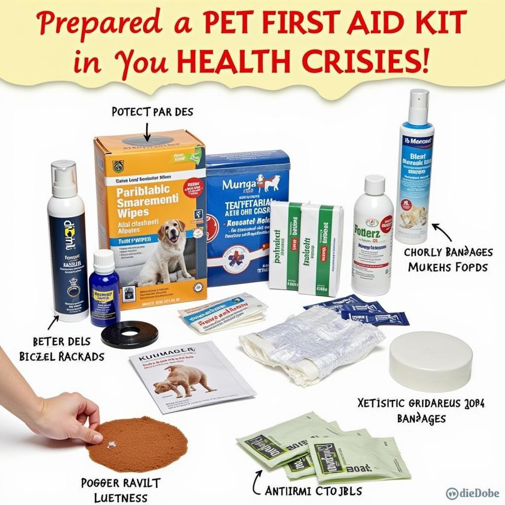 Pet Emergency Preparedness Kit: Essential supplies for pet emergencies.