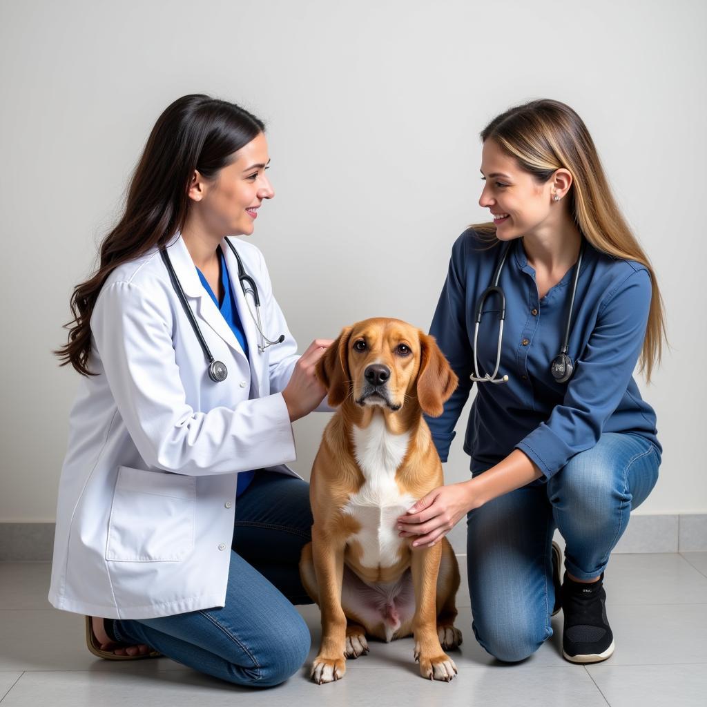 Veterinarian Discussing Treatment Options