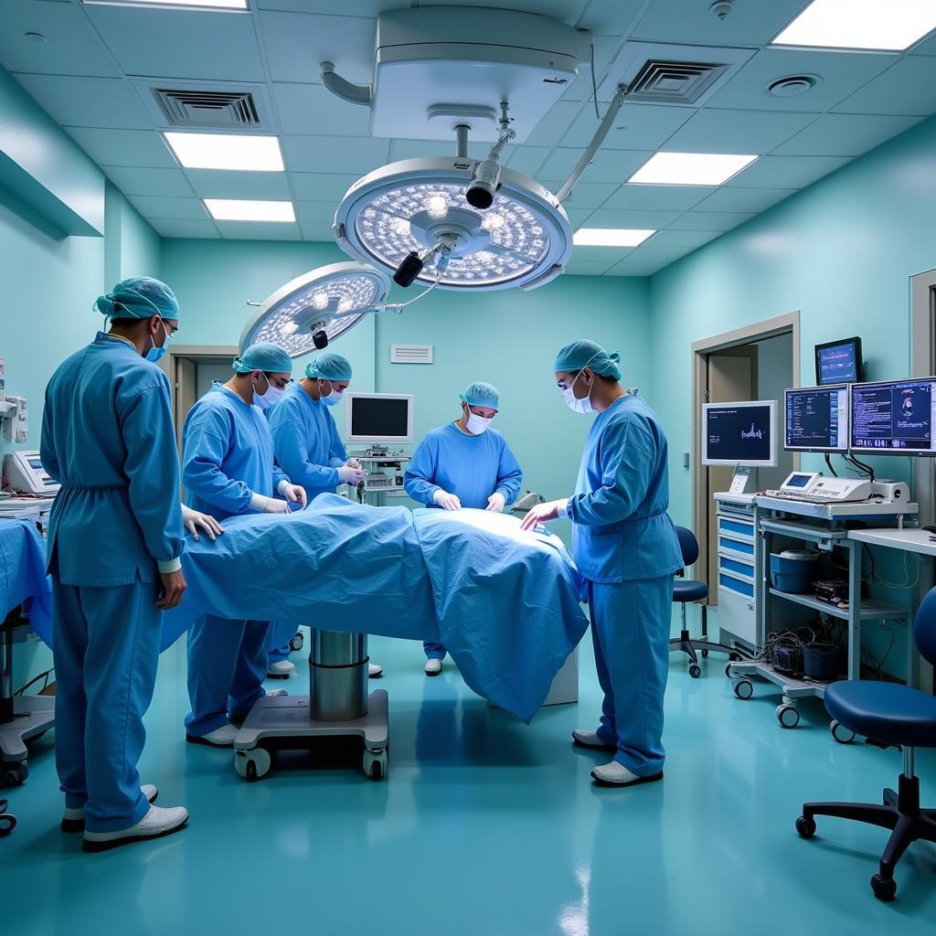 State-of-the-Art Operating Room with Advanced Surgical Equipment