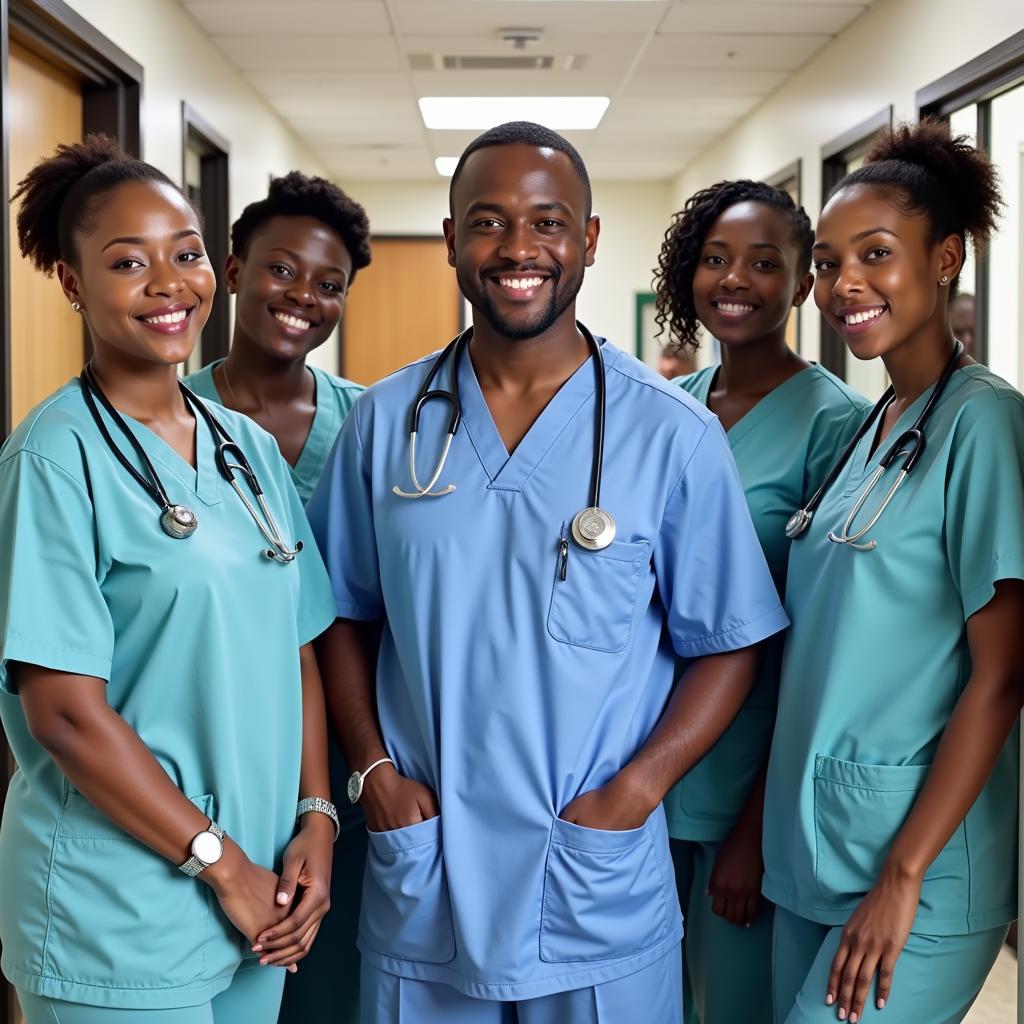 Medical team at Red Bay Hospital