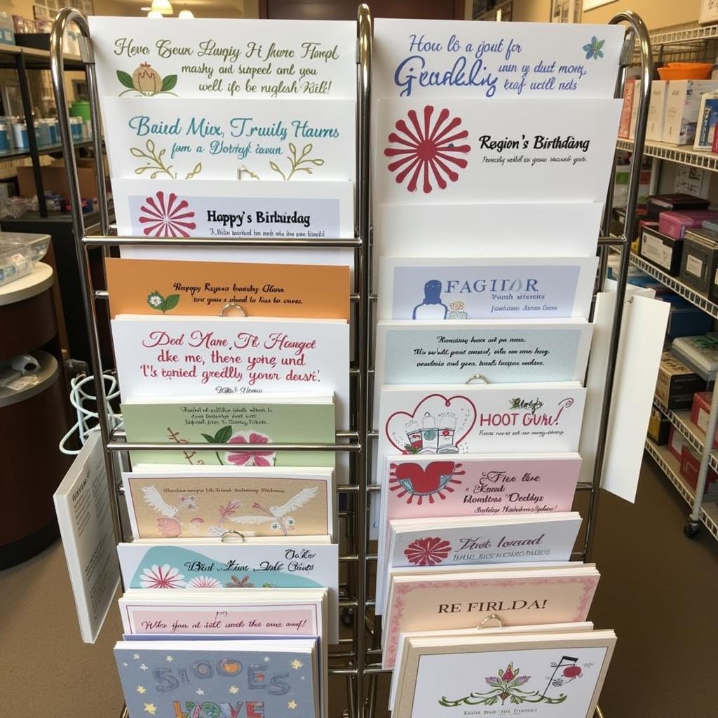 Heartfelt greeting cards at Regions Hospital Gift Shop