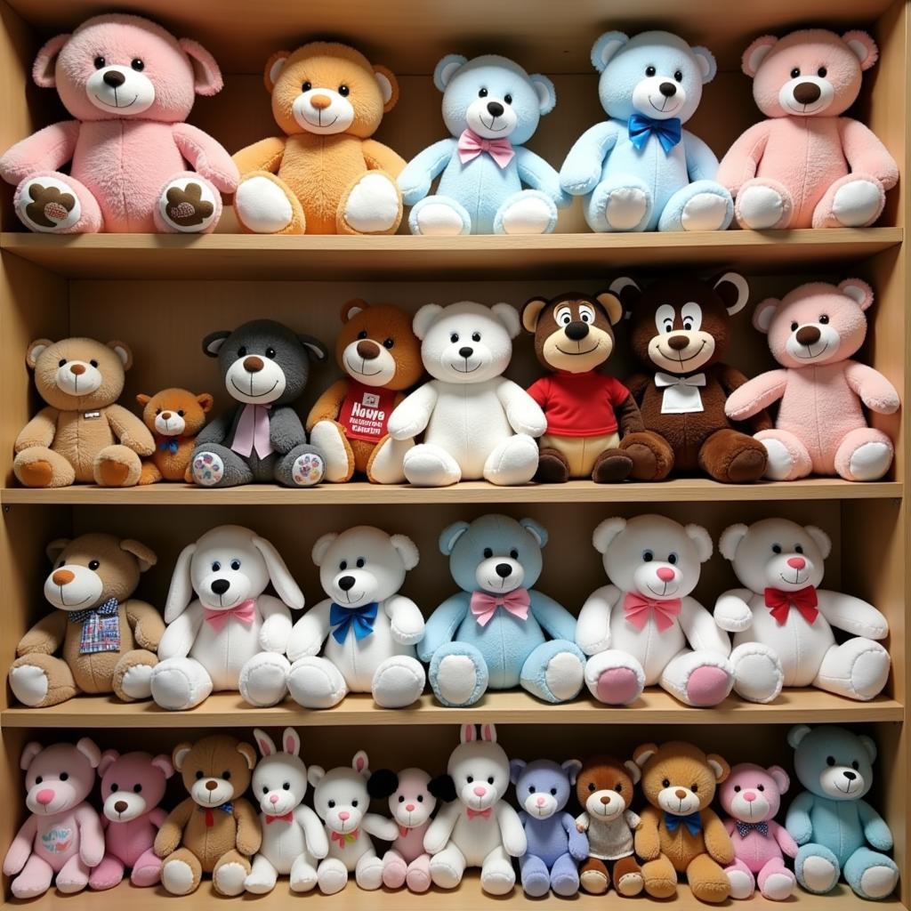 Soft and cuddly plush toys at Regions Hospital Gift Shop