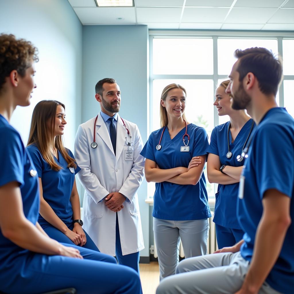 Collaborative Rehab Team in Montana Hospital