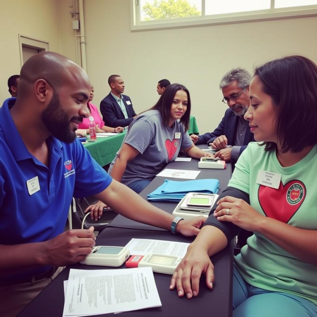 Resident Participating in Community Outreach