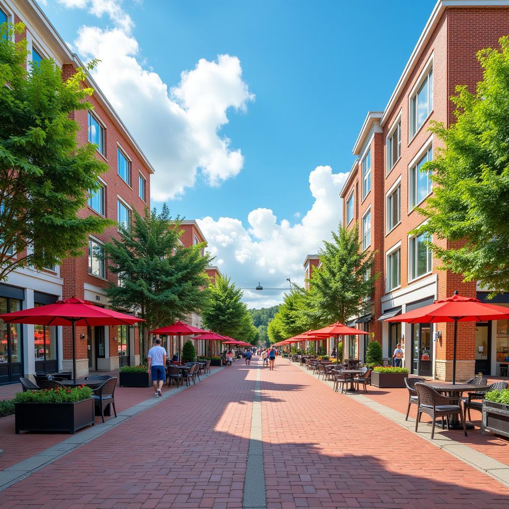 Bustling Reston Town Center