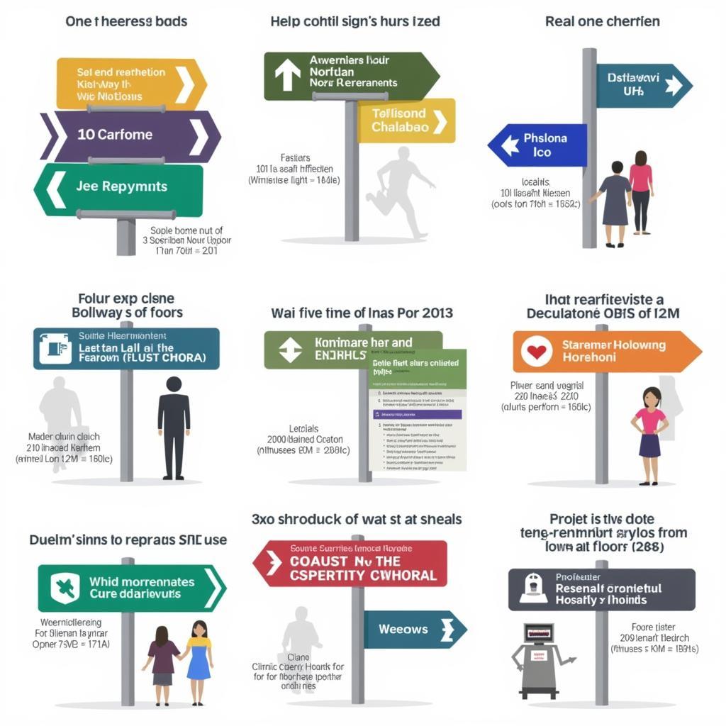 Clear wayfinding signage throughout Sacred Heart Hospital