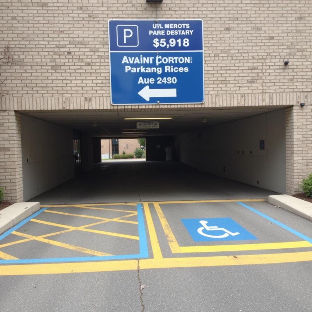 Parking garage at Saint Joseph Hospital