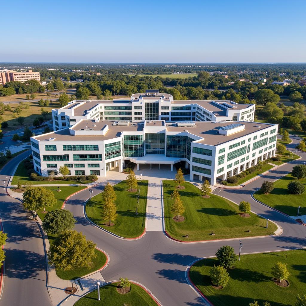 San Jose Hospital Aerial View at 28 Hospital Road