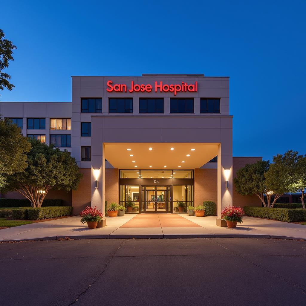 Exterior view of San Jose Hospital, a luxurious hotel near Lehigh Valley Hospital - Cedar Crest.