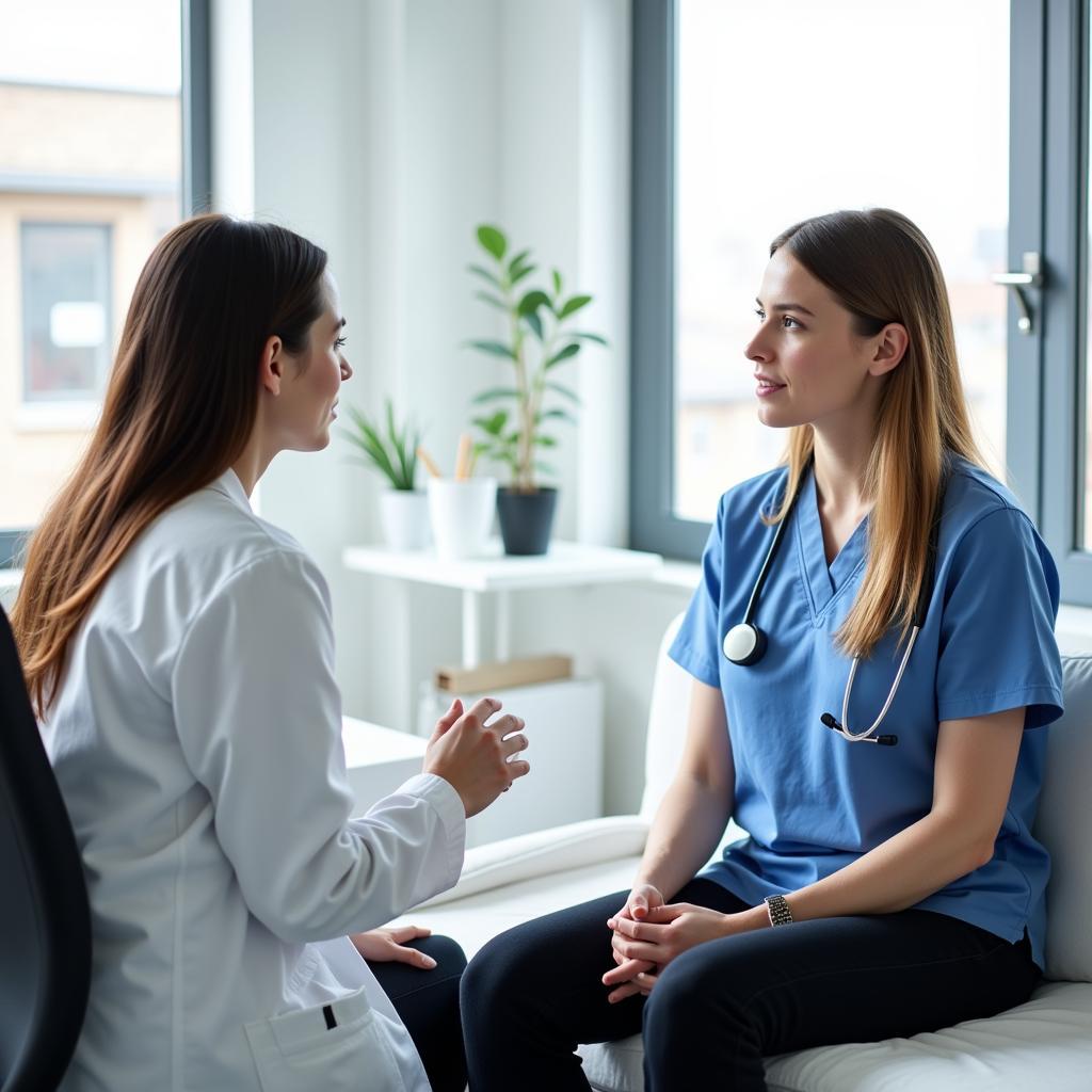 Medical consultation at San Jose Hospital