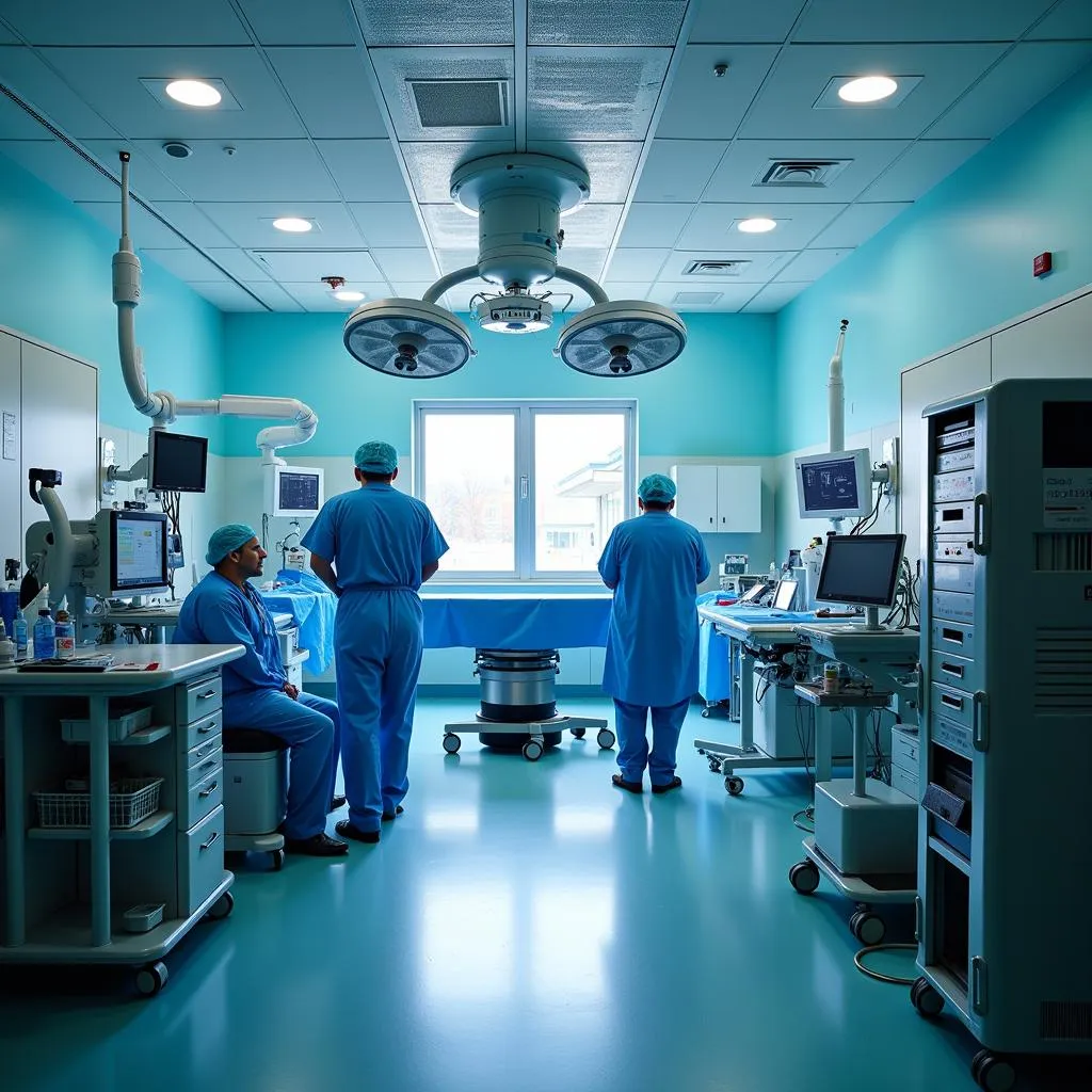 Modern operating room at San Jose Hospital