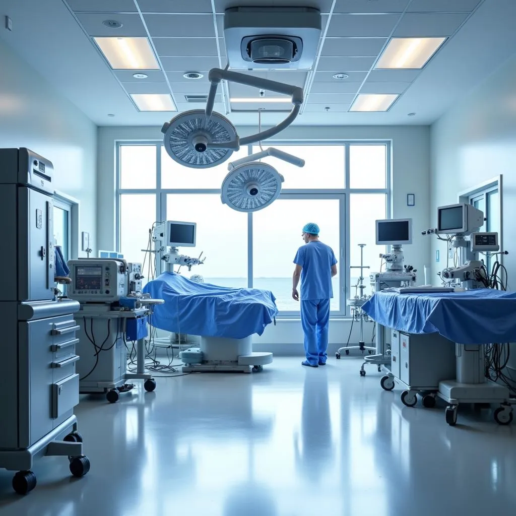 State-of-the-art operating room at San Jose Hospital