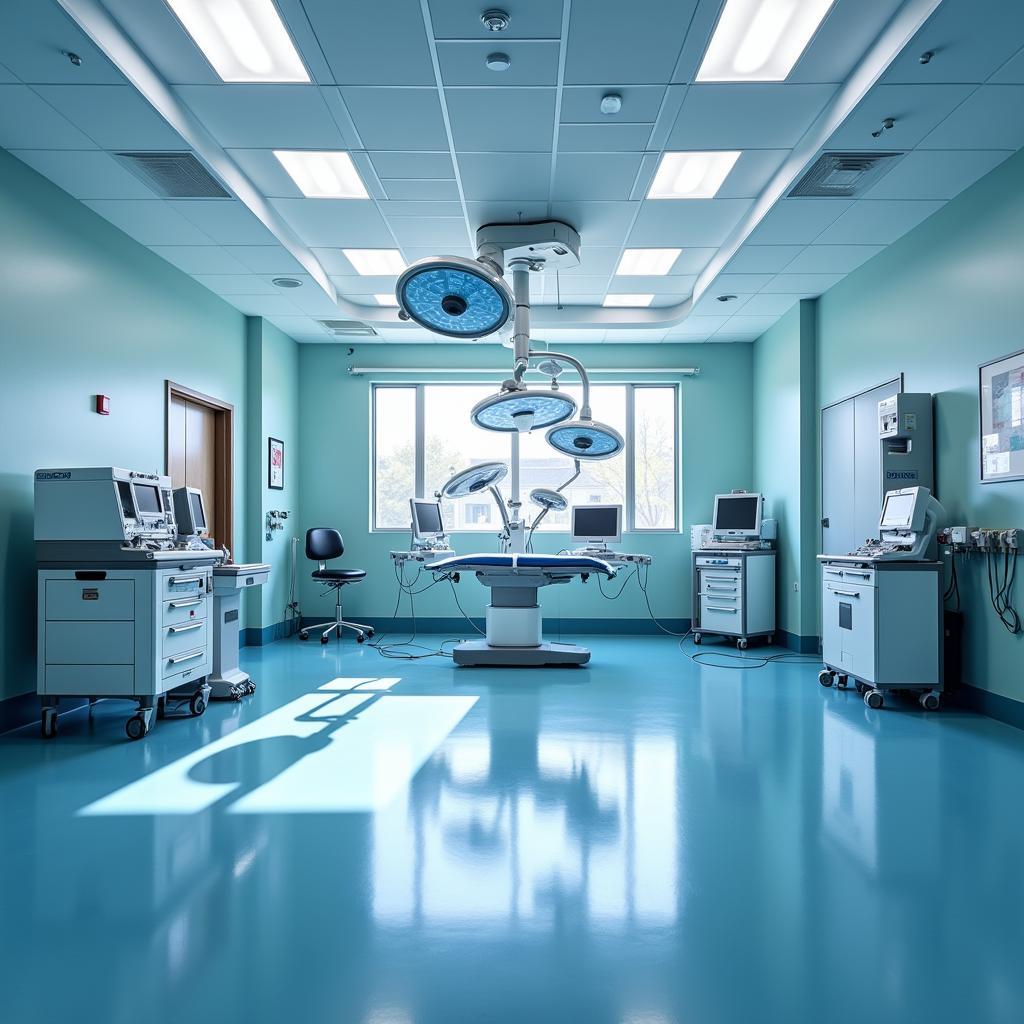 State-of-the-art operating room at San Jose Hospital