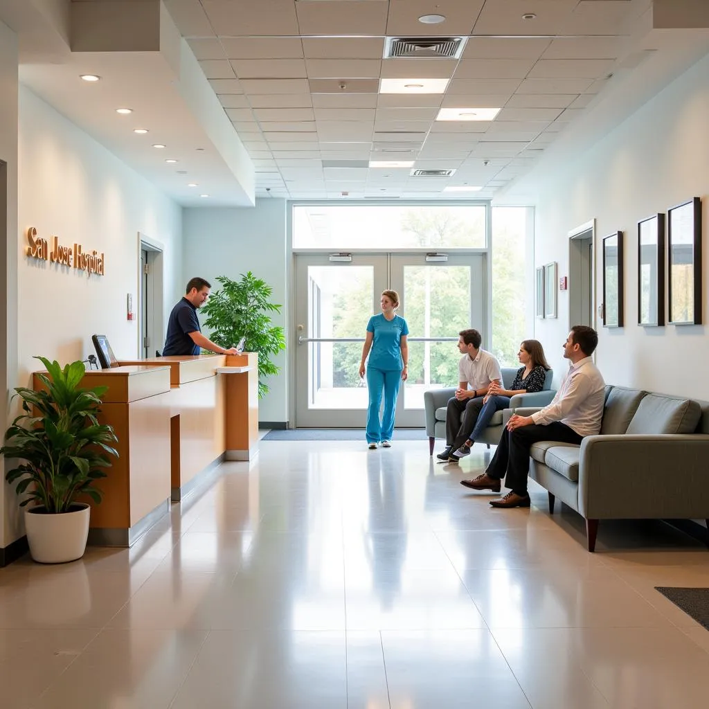 San Jose Hospital Reception Area