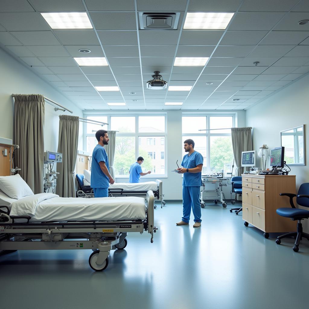 State-of-the-art rehabilitation gym at Select Specialty Hospital - Quad Cities