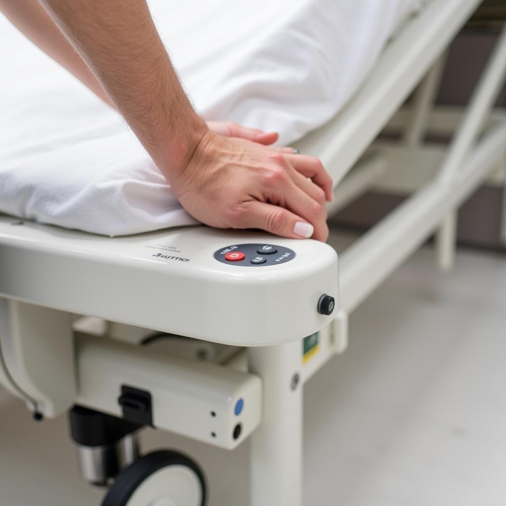 Semi-Electric Hospital Bed Features