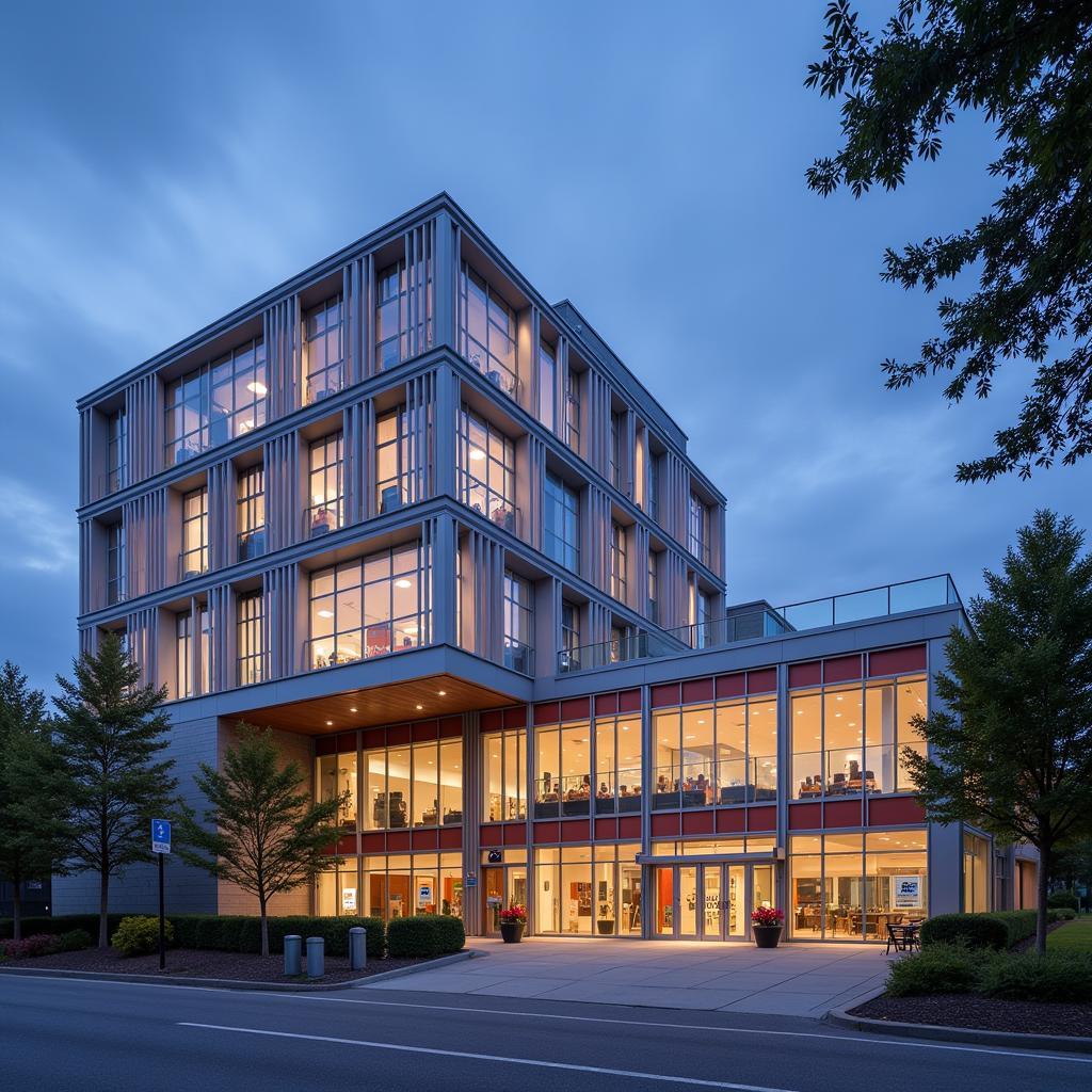 modern building of SickKids Hospital