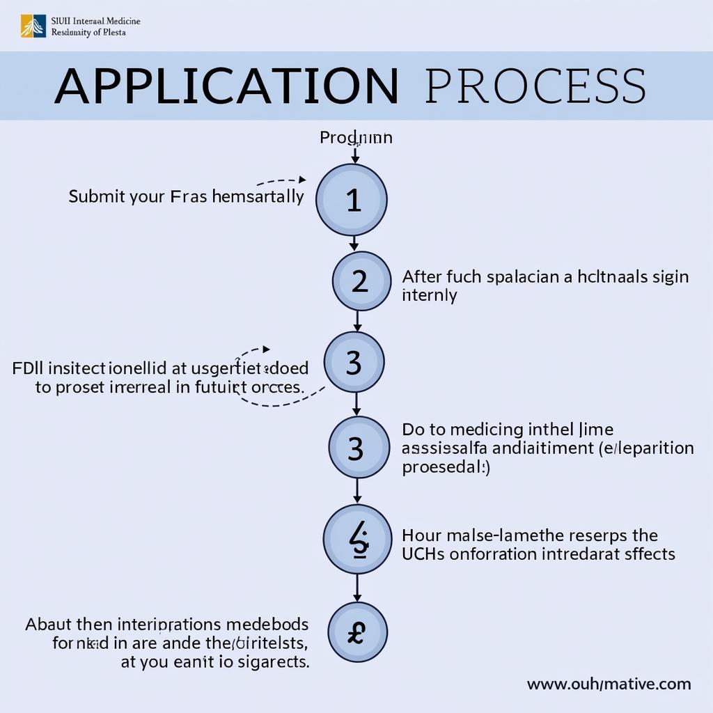 SIUH Internal Medicine Residency Application Process Flowchart