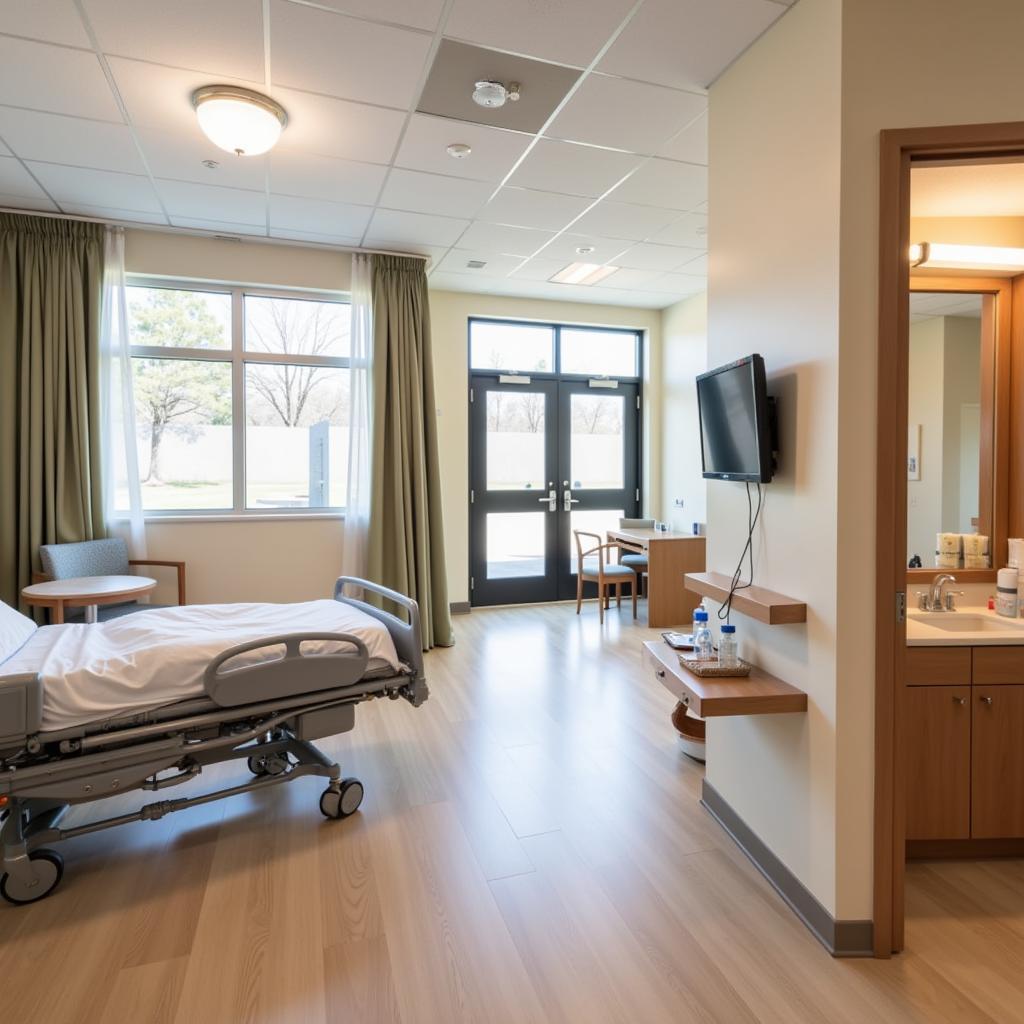 Skokie Hospital Patient Room