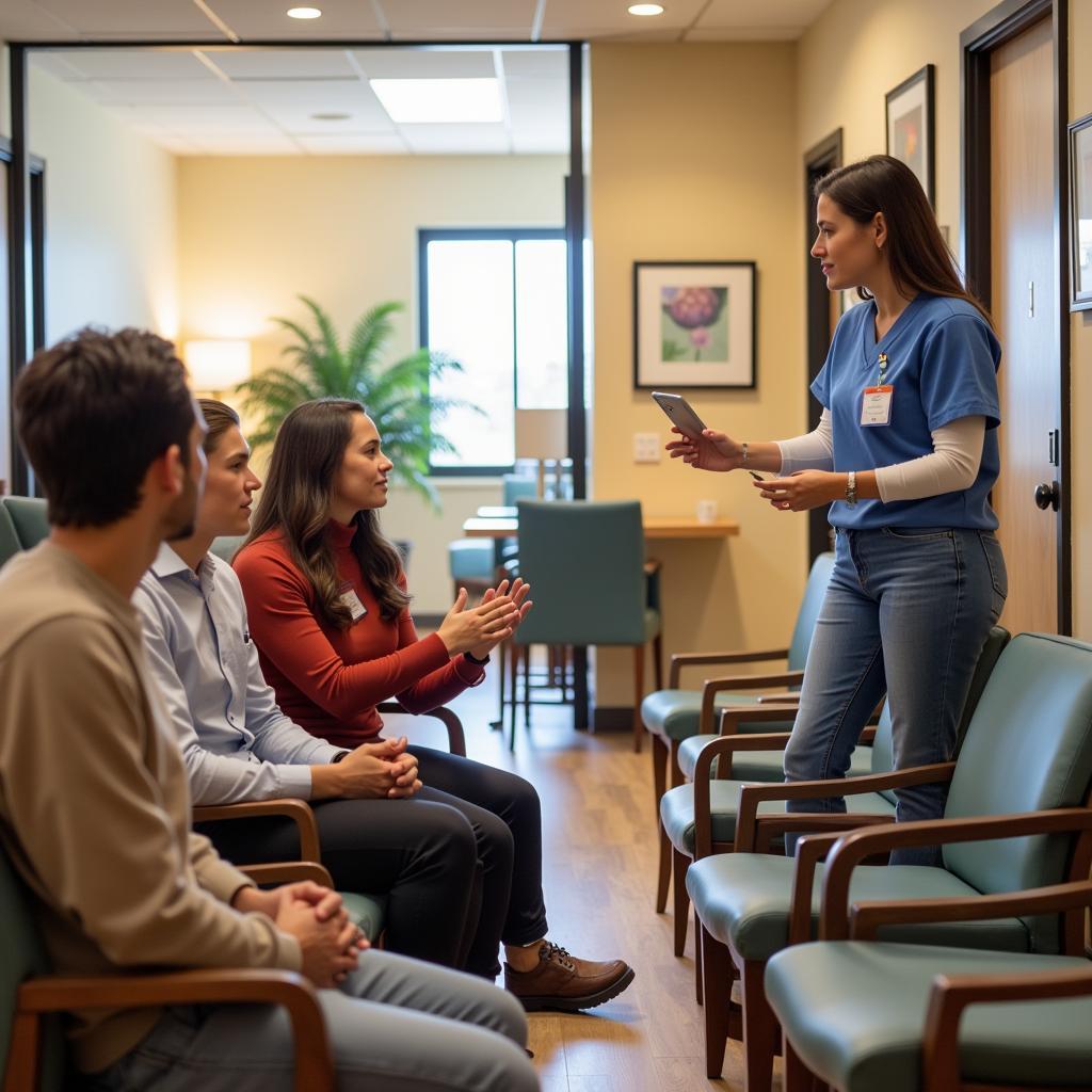 Skokie Valley Hospital staff providing support and comfort to patients and their families.