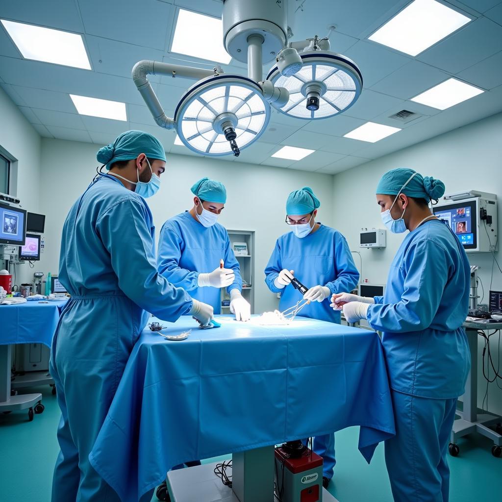 Modern medical equipment and technology at Skokie Valley Hospital.