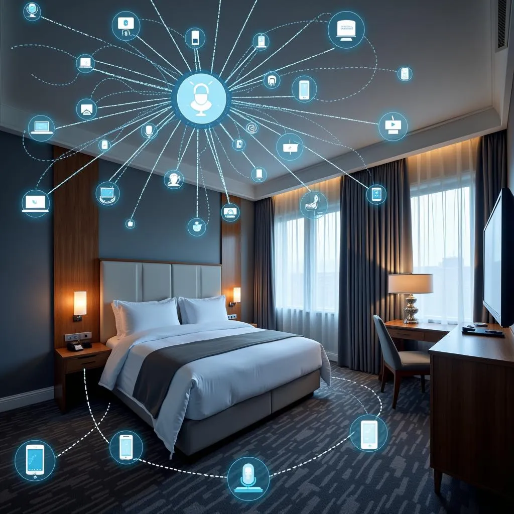 Smart Hotel Room with AI and IoT Integration