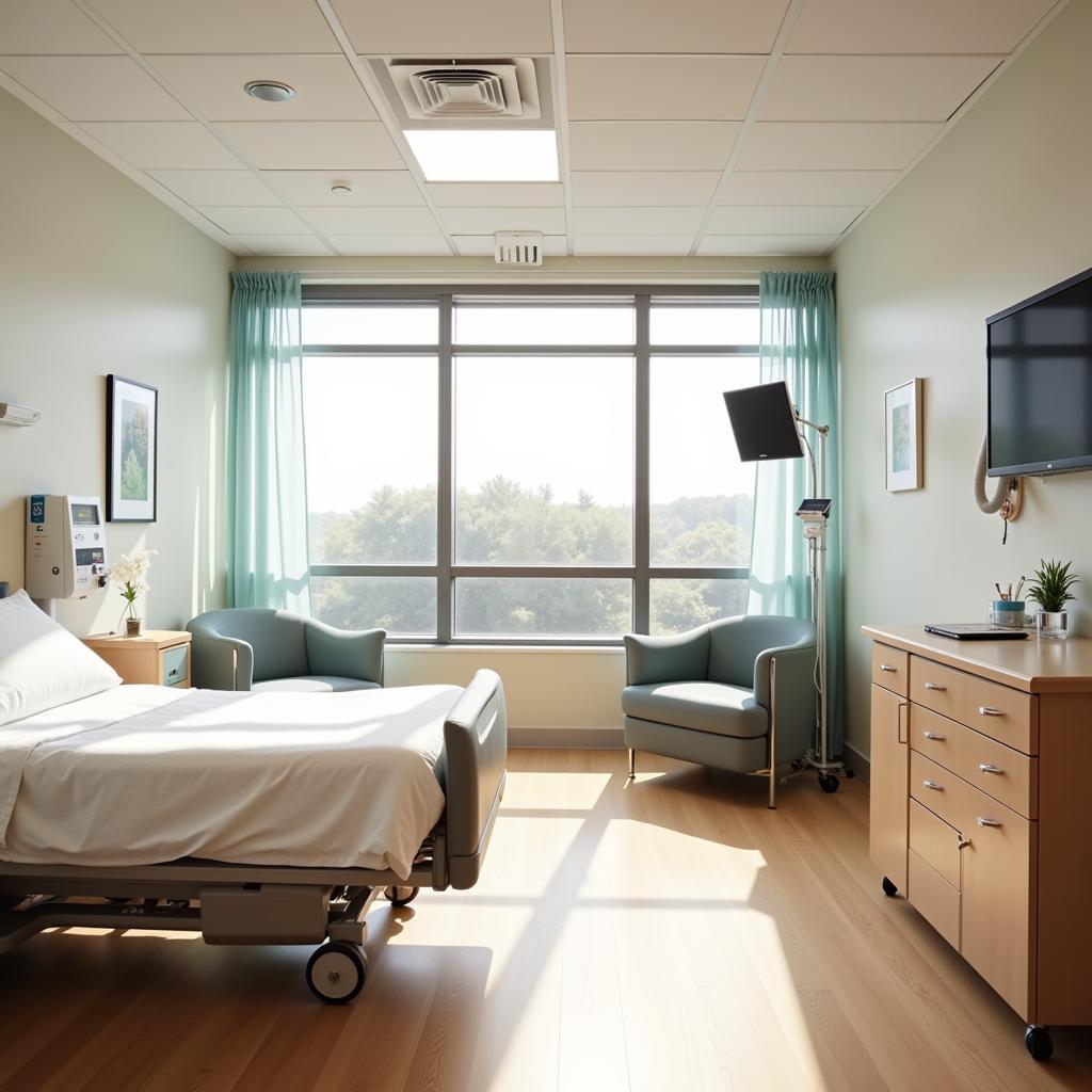 Comfortable and Modern Patient Rooms