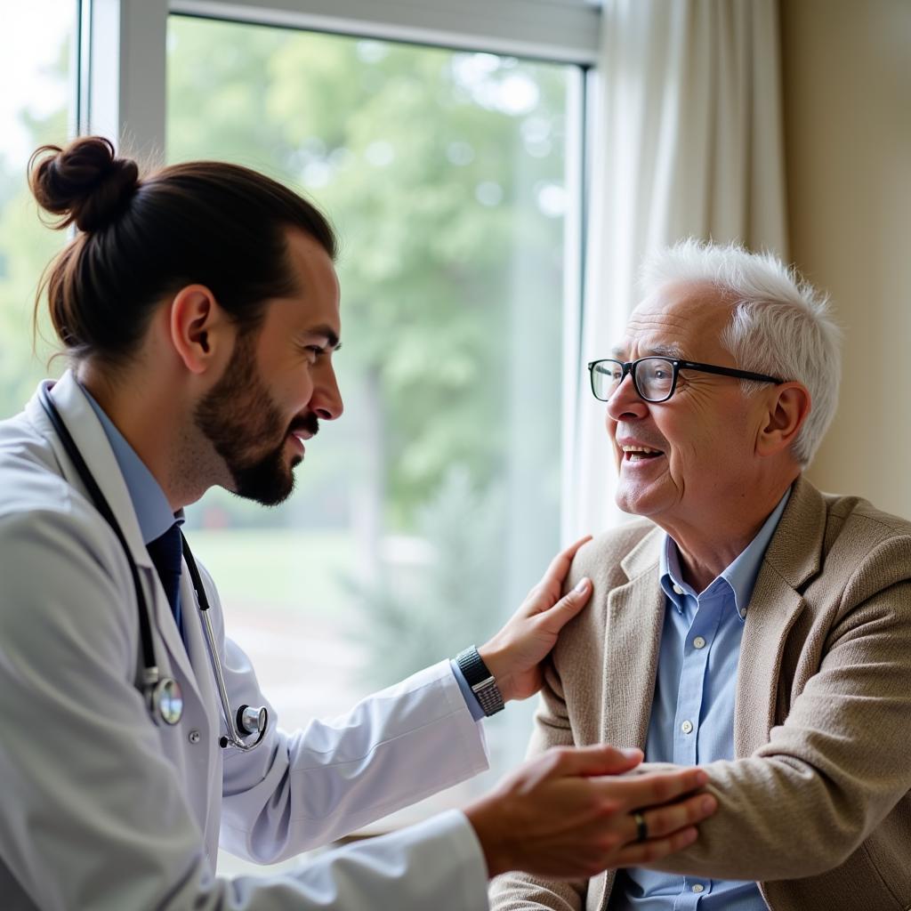 Doctor and Patient at St. Charles Hospital