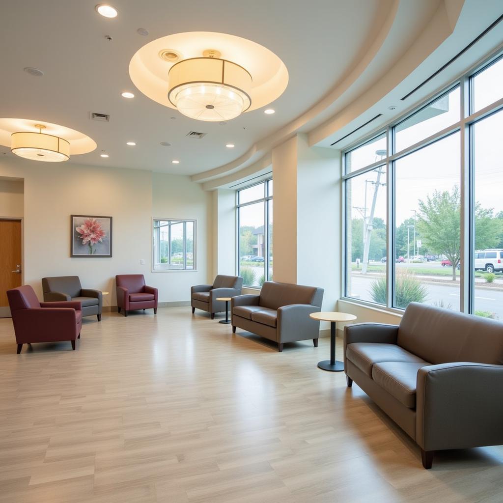 Spacious and Comfortable Hospital Waiting Area