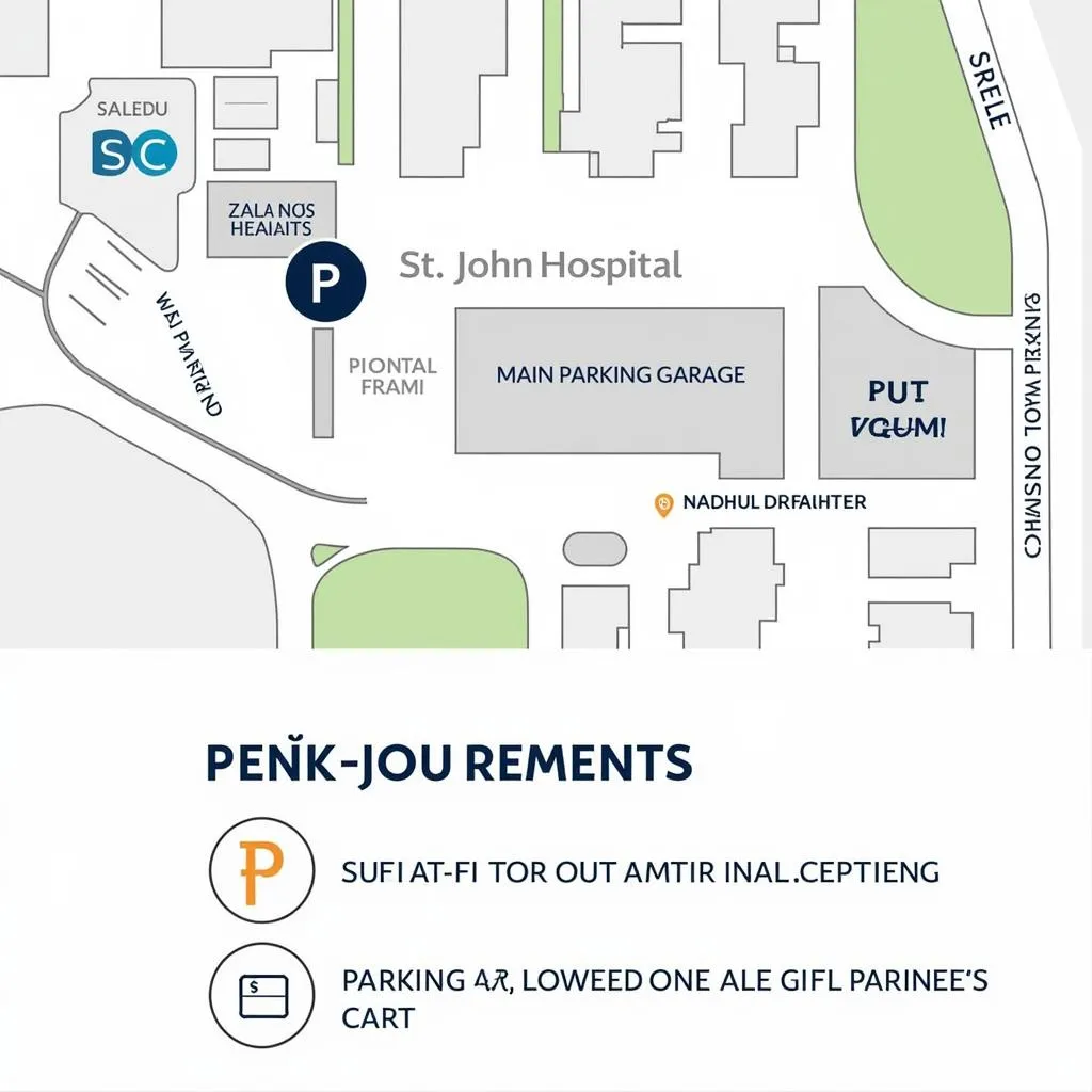 St. John Hospital Parking Map