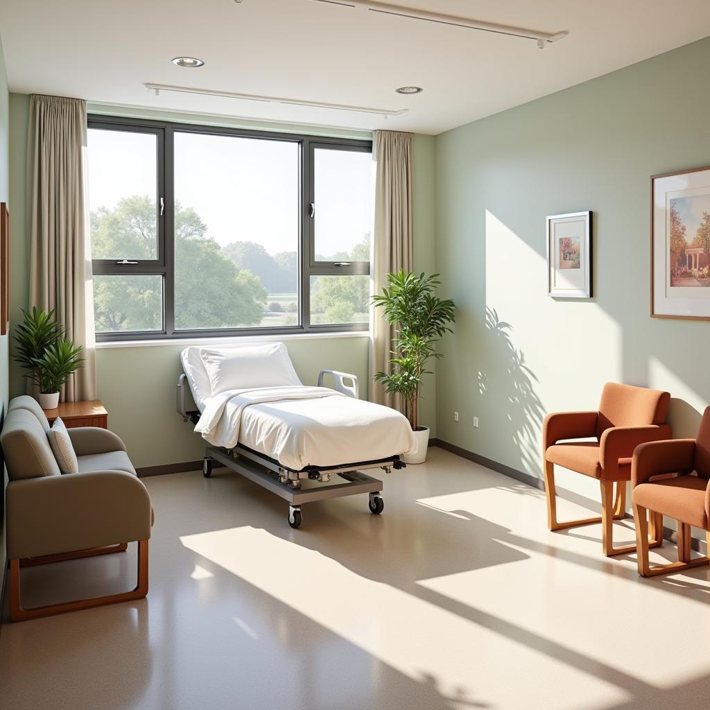 Comfortable and Private Patient Room