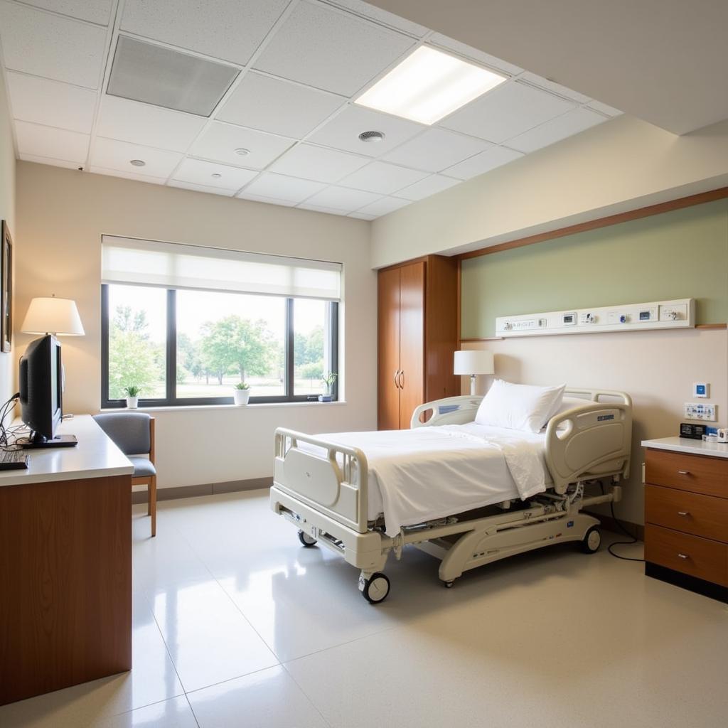 St. Joseph Hospital Patient Room Interior