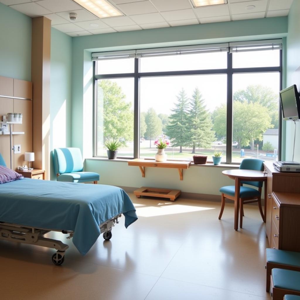 Comfortable and Modern Patient Room