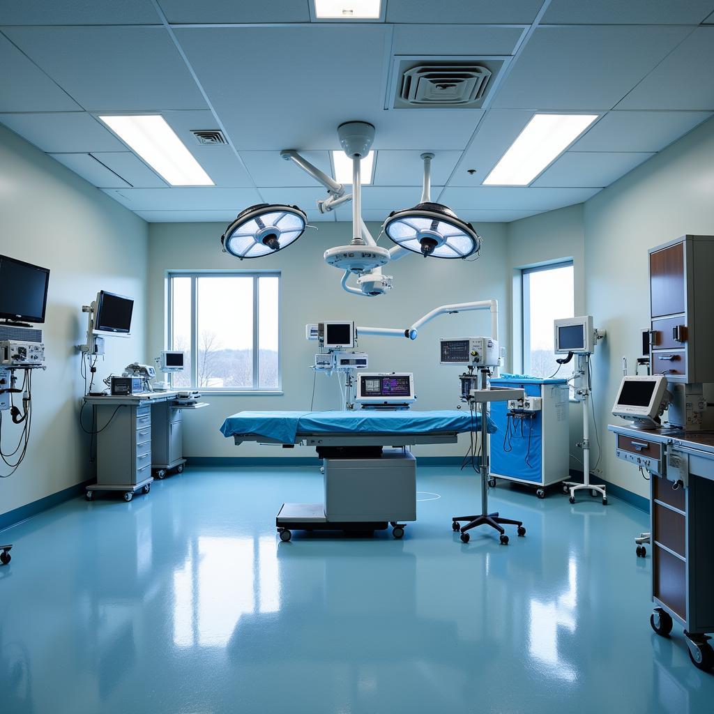 Advanced surgical technology in a sterile operating room