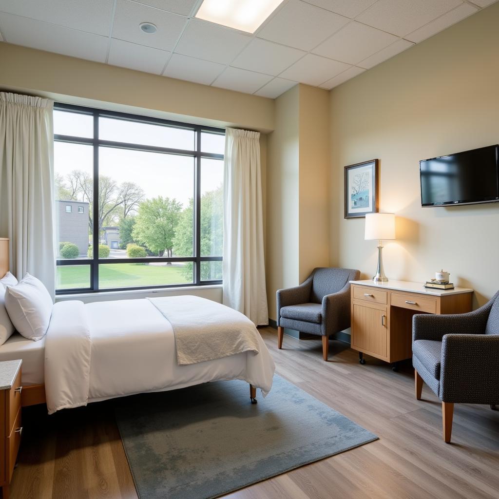 Comfortable and Private Patient Room