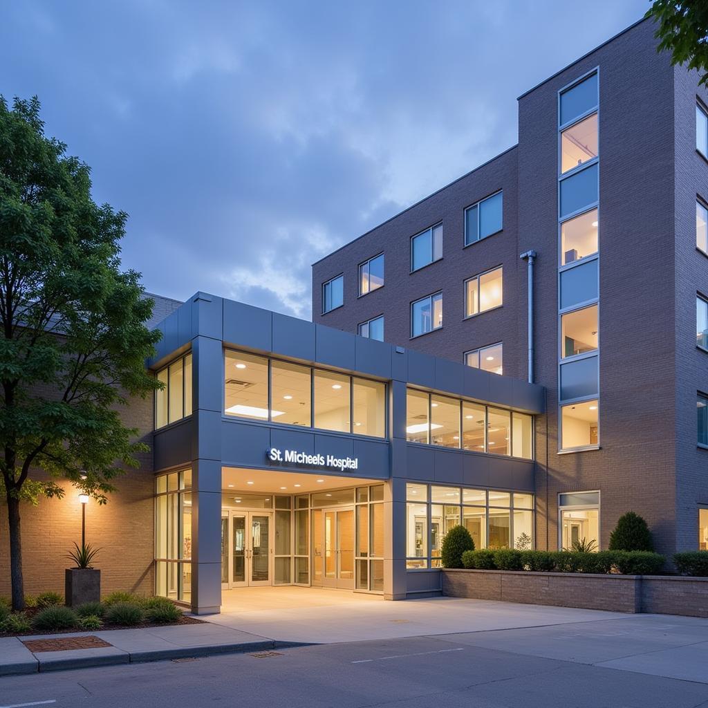 Modern medical facility at St. Michael's Hospital