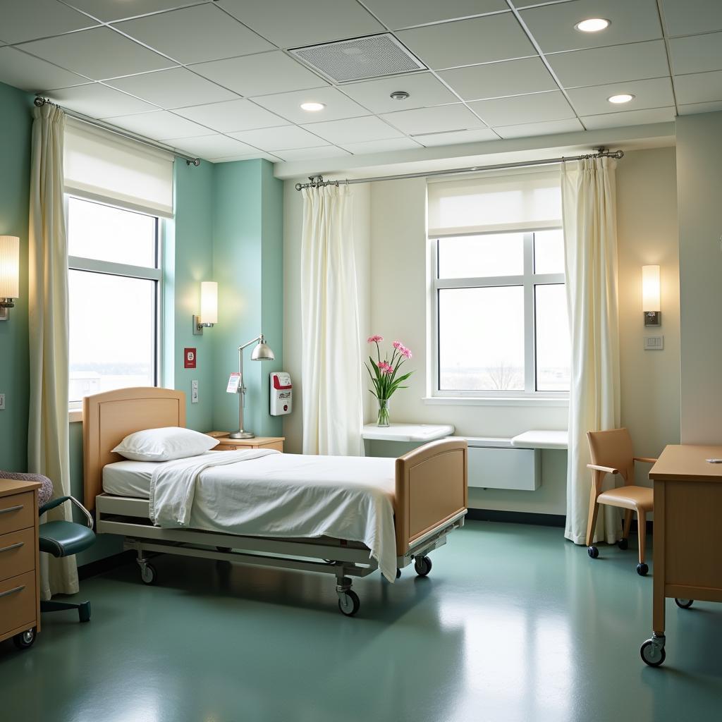 Comfortable and Modern Patient Room